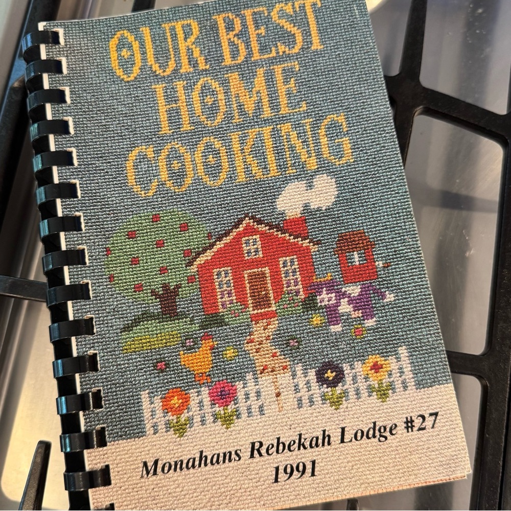 Vintage Cookbook, 1991, Our Best Home Cooking, Monahans, Texas